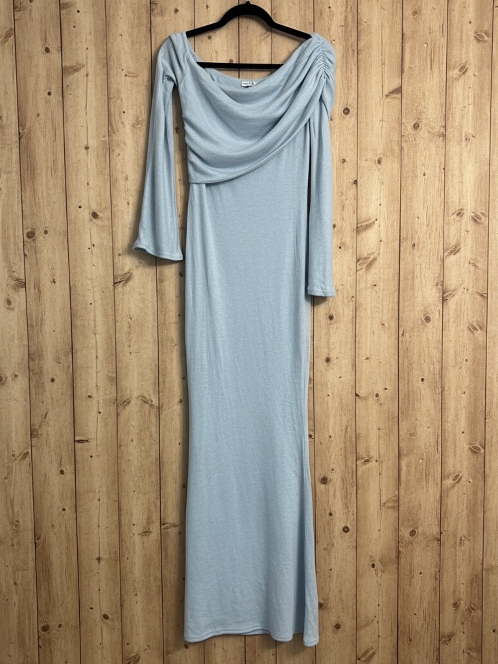 Fashion Nova Blue Bodycon Dress Size Medium
